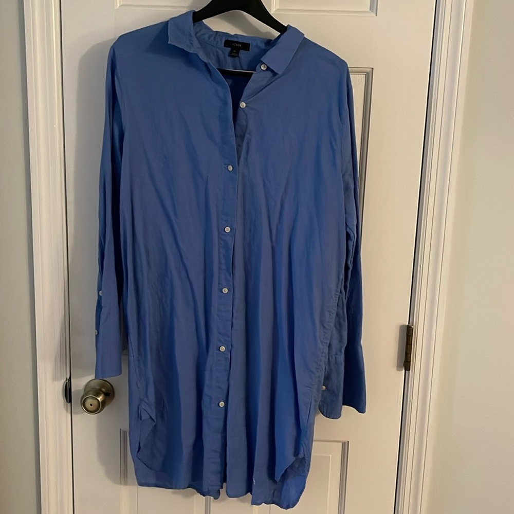 J Crew XL shirt dress/cover up